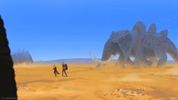 Desert elephants. by:me