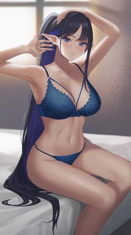 Rin in blue knockout (れんず) [Blue Archive]