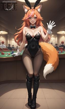 Fox or bunny girl? [Original]