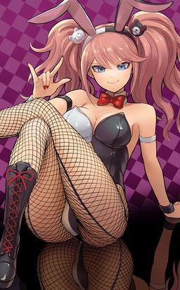 Junko in a bunny outfit