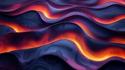 Lava Waves  [7680 × 4320]