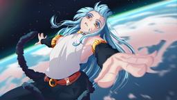 Rimuru floating in space [3840x2160] drawn by me