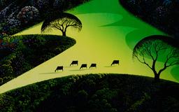 Green Pastures by Eyvind Earle [3840x2400]